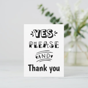 Schwarz-Weiß-UAWG Generic Postkarte