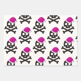 Schwarz-Weiß-Umhüllungspapier Geschenkpapier Set