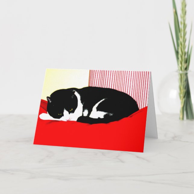 Schwarz, Weiß und Rot Karte (Vorderseite)