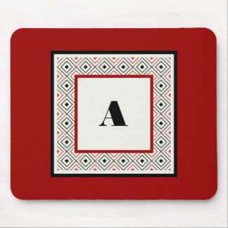 Schwarz-weiß und weinspezifisch Modernes Design Mousepad