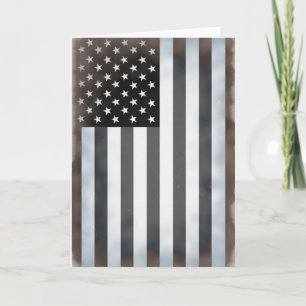 Schwarz-weiß US-amerikanische Flagge Karte