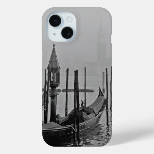 Schwarz & Weiß Venedig Italien Reisen iPhone 15 Hülle