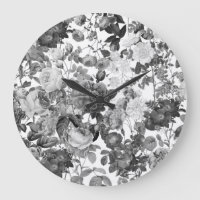 Schwarz-weiß Vintage Blume