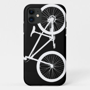 Schwarz-weiß Vintage-Fahrrad iPhone 5s Hülle