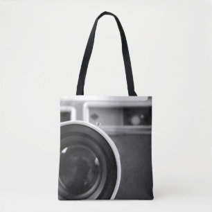 Schwarz-Weiß-Vintage Filmkamera-Offset