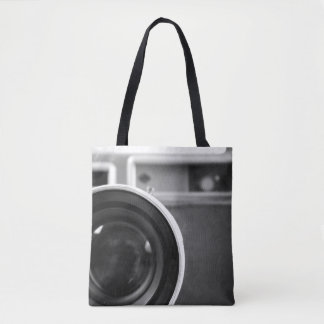Schwarz-Weiß-Vintage Filmkamera-Offset