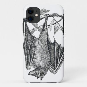 Schwarz-Weiß Vintage-Hängefledermaus iPhone-Hülle Case-Mate iPhone Hülle