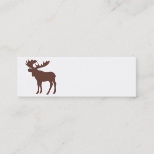 Schwarz-Weiß-Visitenkarten Mini Visitenkarte