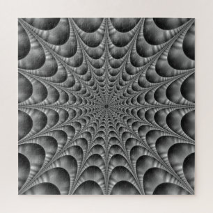 Schwarz-Weiß-Web Puzzle