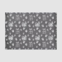 Schwarz-Weiß Weihnachten Gegenwart Chalkboard Look