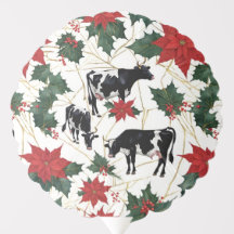 Schwarz & Weiß Weihnachten Holstein Milchkühe Blum