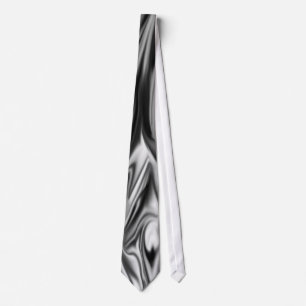 Schwarz-Weiß-Weiß-Weiß-Seide Necktie Krawatte