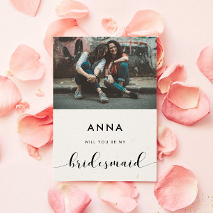 Schwarz/Weiß Werden Sie meine überragende Fotokart Einladung