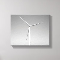 Schwarz-Weiß-Windkraftanlage in Oklahoma 8x10