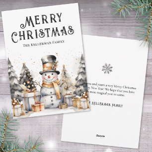 Schwarz Weiß Winter Elegant Weihnachten