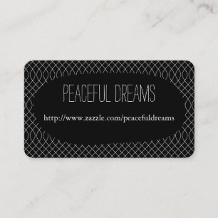 Schwarz-Weiß-Wirbel Visitenkarte