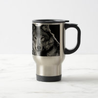 Schwarz-Weiß-Wolf