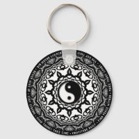 Schwarz-weiß Yin Yang Mandala Tägliche Erinnerung 