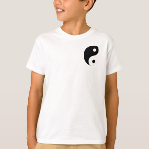 Schwarz-Weiß-Yin-Yang-Taoist-Symbol T-Shirt