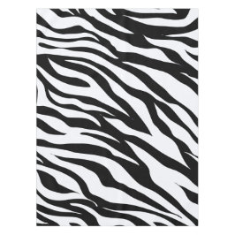 Schwarz-Weiß-Zebra-Dschungel Tischdecke