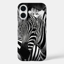 Schwarz-Weiß-Zebra * Fall-Mate-iPhone-Fall iPhone 16 Hülle