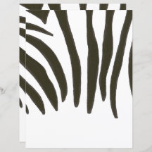 Schwarz-Weiß-Zebra-Papier