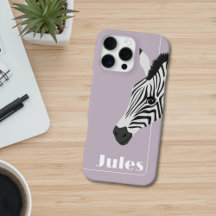 Schwarz Weiß Zebra Rosa Namen hinzufügen