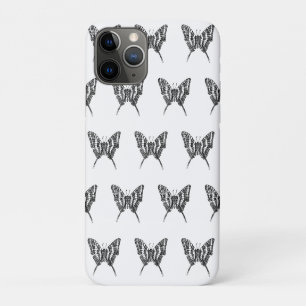 Schwarz-Weiß-Zebra-Schmetterlingsfarbe Zeichnend M Case-Mate iPhone Hülle