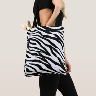 Schwarz-Weiß-Zebra-Tierdruck
