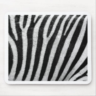 Schwarz-Weiß-Zebrastreifen Mousepad