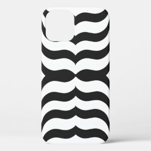 Schwarz + Weiß Zebrastreifen Muster modern Case-Mate iPhone Hülle