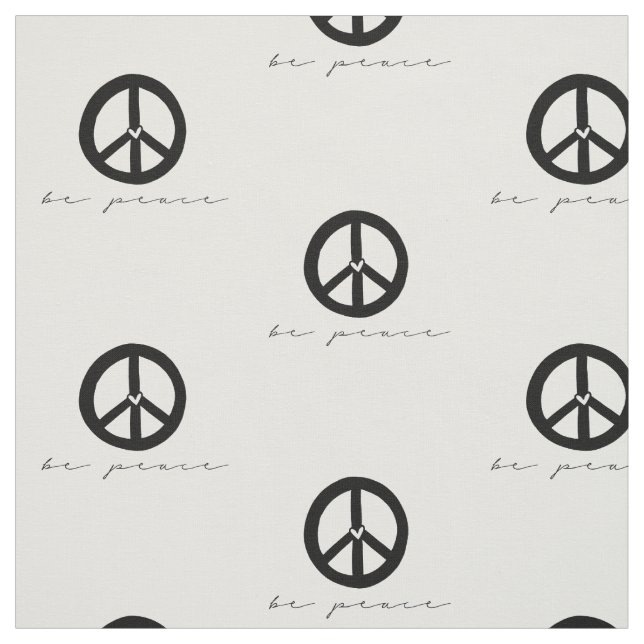 Schwarz-Weiß-Zeichen Stoff (Muster)