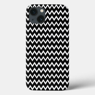 Schwarz-Weiß-Zickzack Case-Mate iPhone Hülle