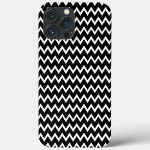 Schwarz-Weiß-Zickzack Case-Mate iPhone Hülle