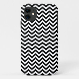 Schwarz-Weiß-Zickzack Muster Case-Mate iPhone Hülle