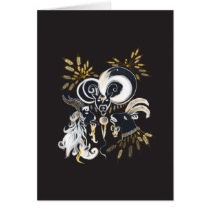 Schwarz-Weiß-Ziegenfarbe