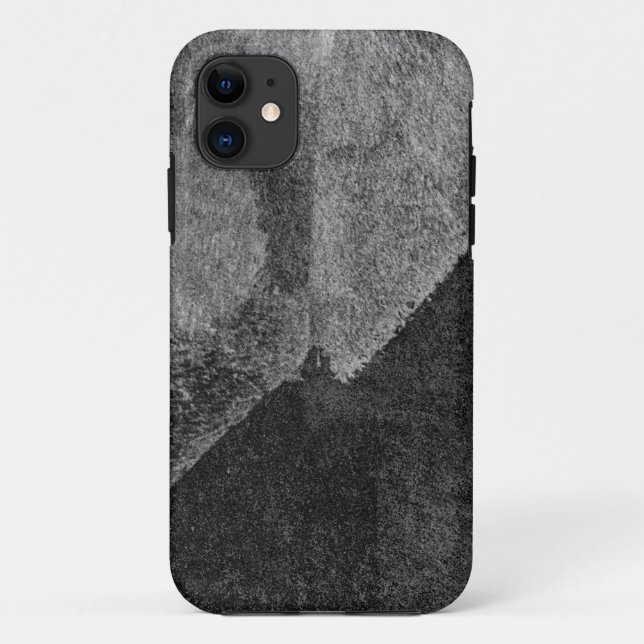 Schwarz-weiße abstrakte Malerei Case-Mate iPhone Hülle (Rückseite)