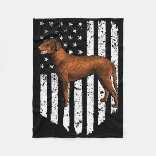 Schwarz Weiße Amerikanische Flagge Lockenhaar Retr Fleecedecke