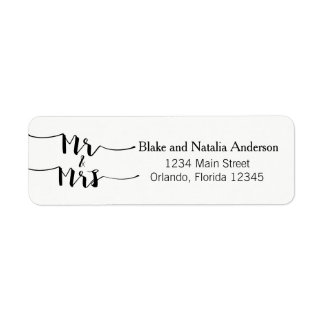 Schwarz-weiße Anschrift