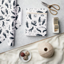 Schwarz-weiße Boho Moon-Hand