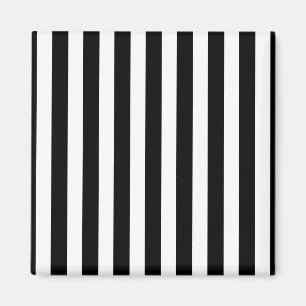 Schwarz-weiße Bonbonstreifen Magnet