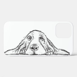 Schwarz-weiße Hundeaugen Case-Mate iPhone Hülle