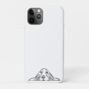 Schwarz-weiße Hundeaugen Case-Mate iPhone Hülle