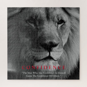 Schwarz-weiße Inspirationsquelle Puzzle