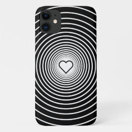 Schwarz-weiße Kreise - Wählen Sie Ihre Lieblingsfa Case-Mate iPhone Hülle