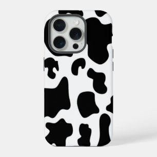 Schwarz-Weiße Kuh iPhone 15 Pro Hülle