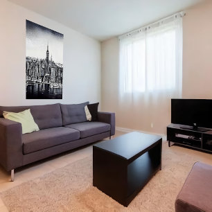 Schwarz-weiße Kunst New York City AI Art Poster