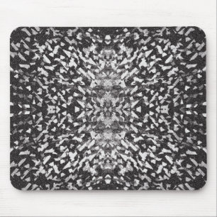 Schwarz-weiße Lichtreflektionen Mousepad
