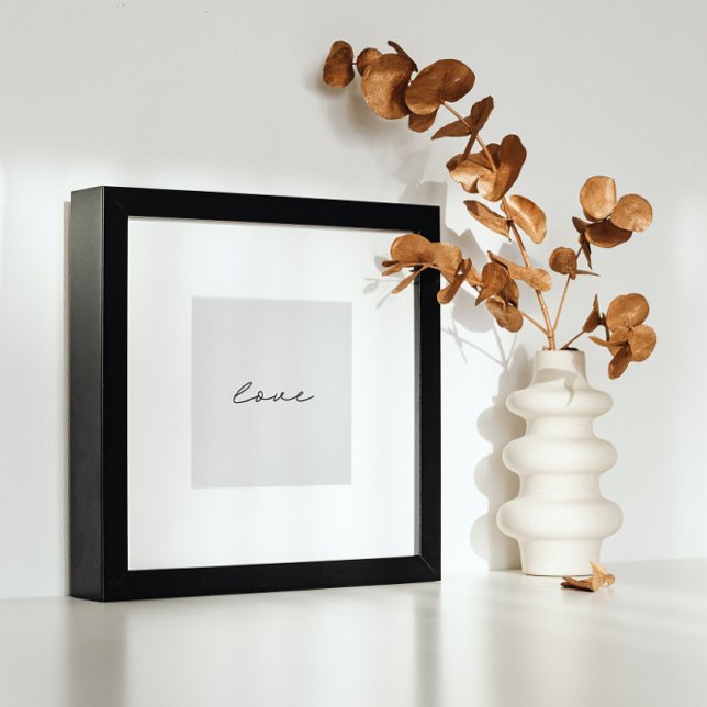 Schwarz-weiße Liebe Poster (Von Creator hochgeladen)