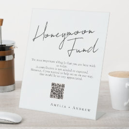 Schwarz-weiße Minimal-Skriptsprache Hochzeit Sockelschild